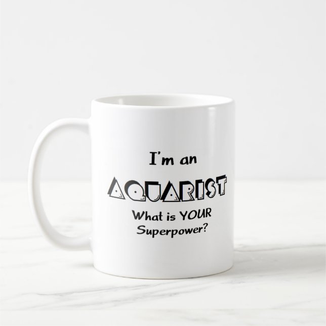 Taza De Café acuario, superpotencia (Izquierda)