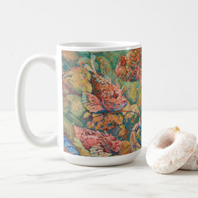 Taza De Café Acuario | Theo van Rysselberghe (Con donut)