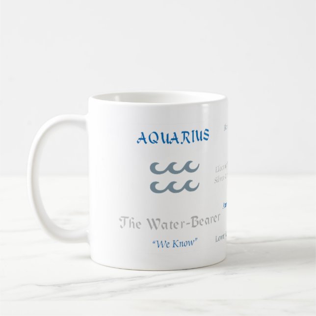 Taza De Café Acuarius mug (Izquierda)