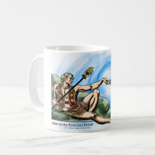 Taza De Café Adam como el primer compañero extraño