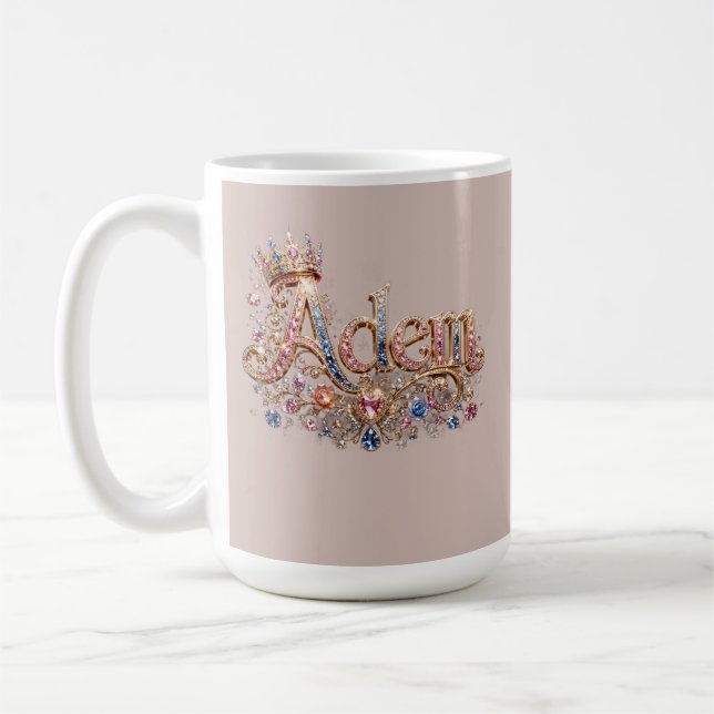 Taza De Café Adam Crown Design (Izquierda)