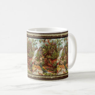 Taza De Café Adán y Eva en el jardín