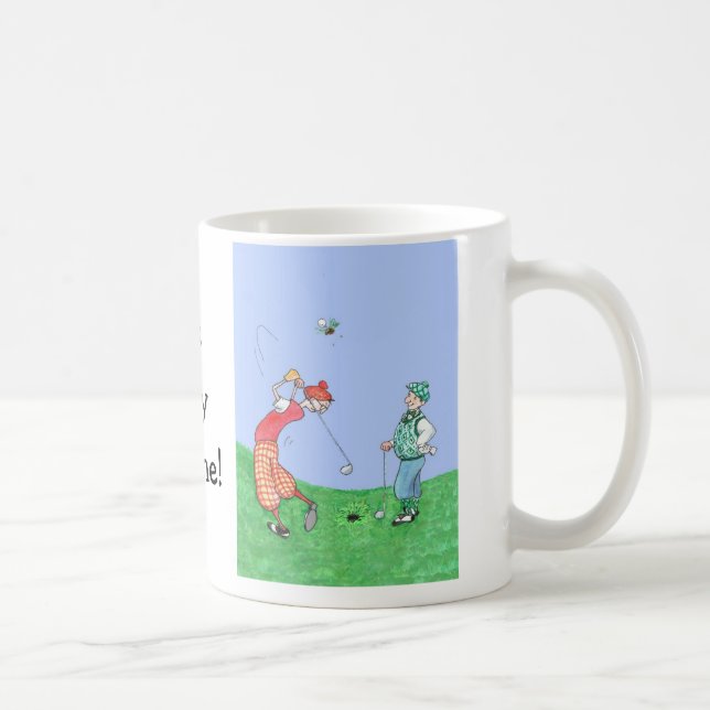 Taza de café adaptable del golf (Derecha)