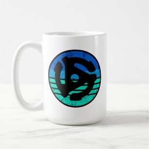 Taza De Café Adaptador de 45 RPM retro Vinyl
