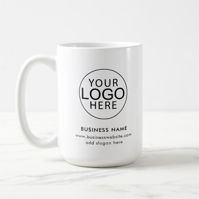 Taza De Café Add Business Logo Corporate Promotional Swag (Izquierda)
