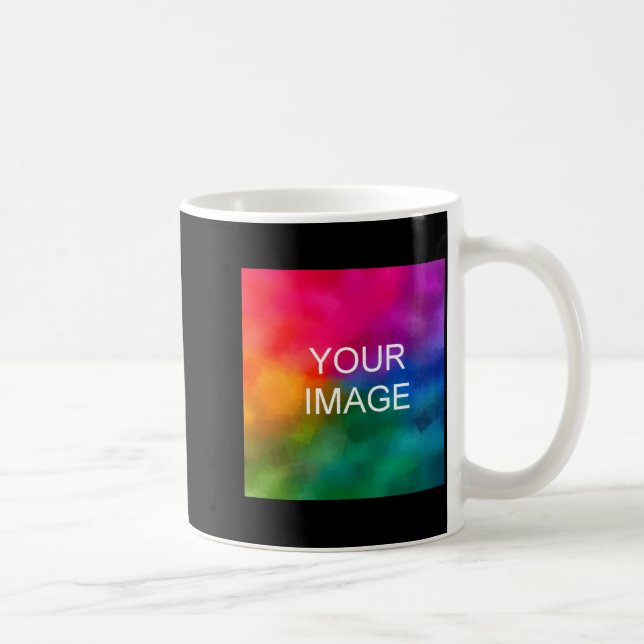 Taza De Café Add Image Photo Template Mens Double Sided Basic  (Derecha)
