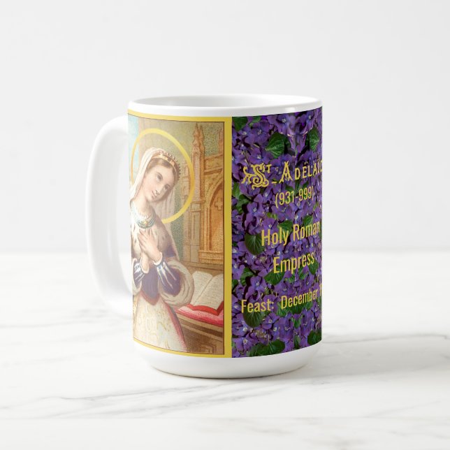 Taza De Café Adelaida, Santa Emperatriz Romana (LT 03) (Anverso izquierdo)