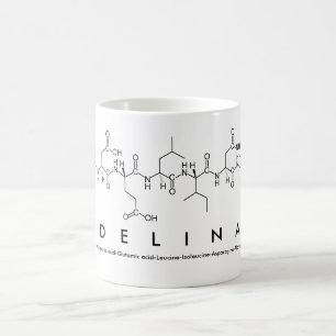 Taza De Café Adelina peptide name mug