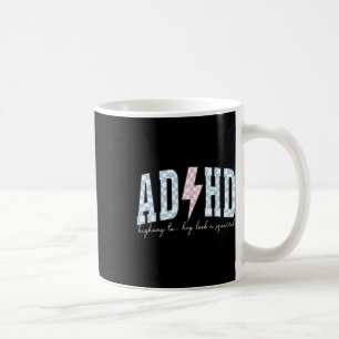 Taza De Café Adhd Graciosa Salud Mental Sobreestimulada Concien