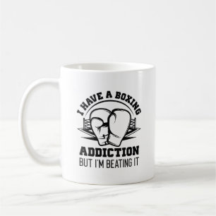 Taza De Café Adicción al boxeo