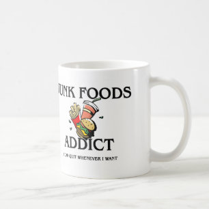 Taza De Café Adicto a las comidas de desperdicios