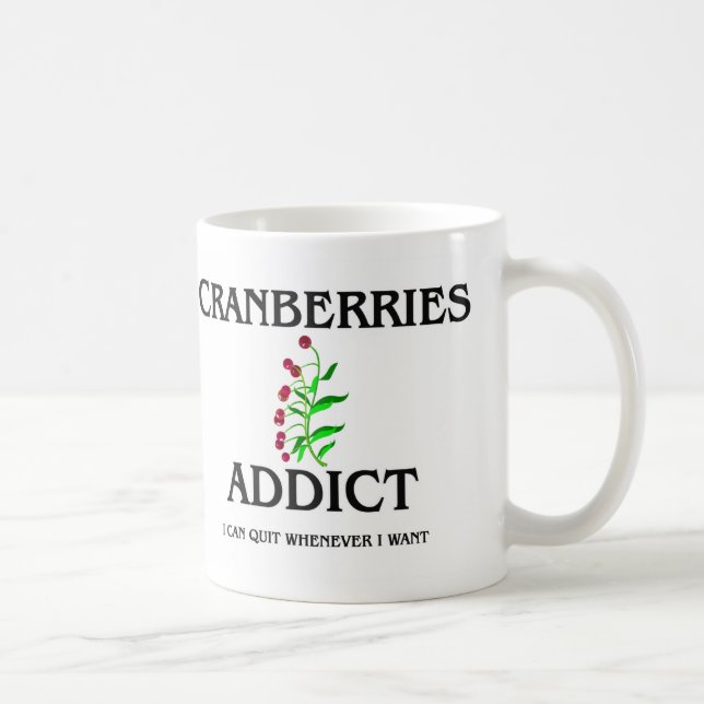 Taza De Café Adicto a los arándanos (Derecha)
