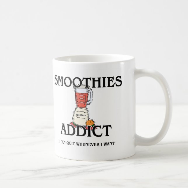 Taza De Café Adicto a los Smoothies (Derecha)