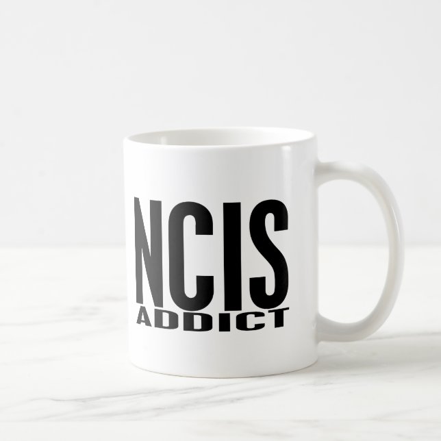 Taza De Café Adicto a NCIS (Derecha)