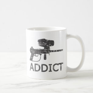 Taza De Café Adicto a Paintball