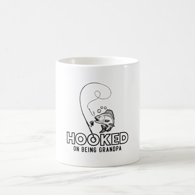 Taza De Café Adicto a ser abuelo (Centro)