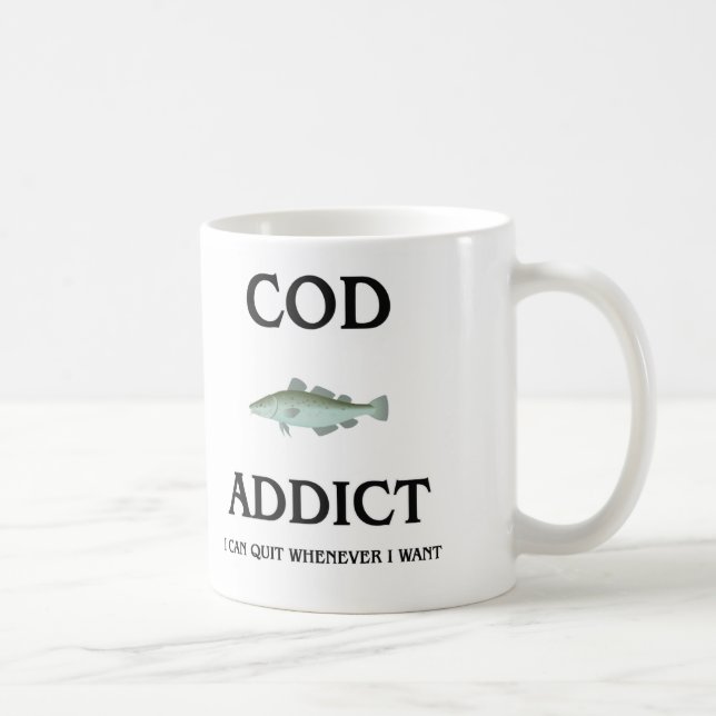 Taza De Café Adicto al bacalao (Derecha)