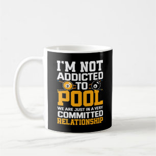 Taza De Café Adicto Al Billiard Lover Billiards Player