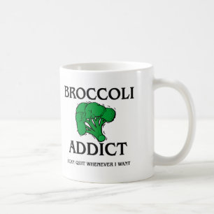 Taza De Café Adicto al bróculi