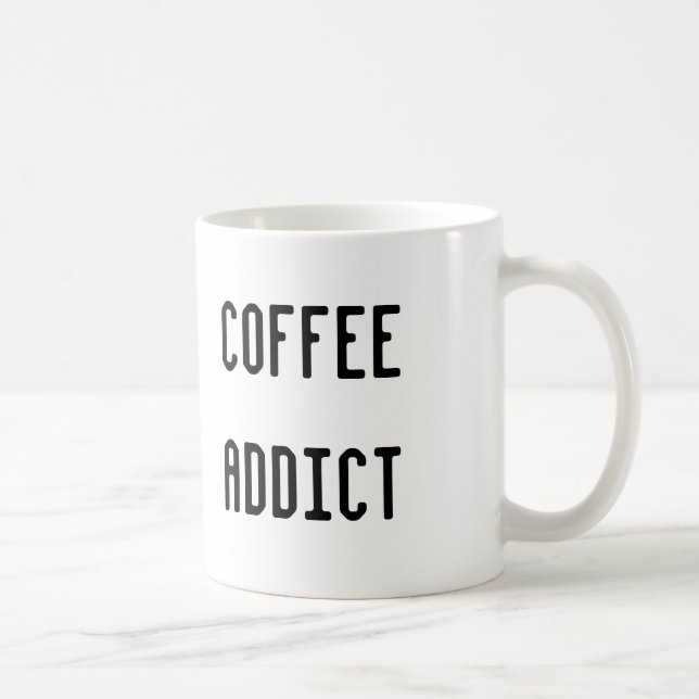 TAZA DE CAFÉ ADICTO AL CAFÉ (Derecha)