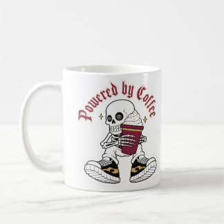 Taza De Café Adicto al café esqueleto