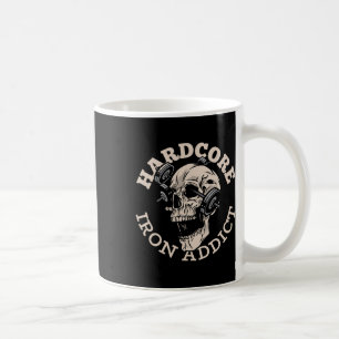 Taza De Café Adicto al hierro duro