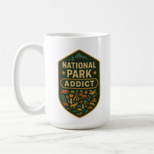 Taza De Café Adicto al Parque Nacional Premium