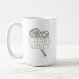Taza De Café Adicto al Pickleball Premium