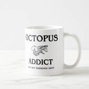 Taza De Café Adicto al pulpo