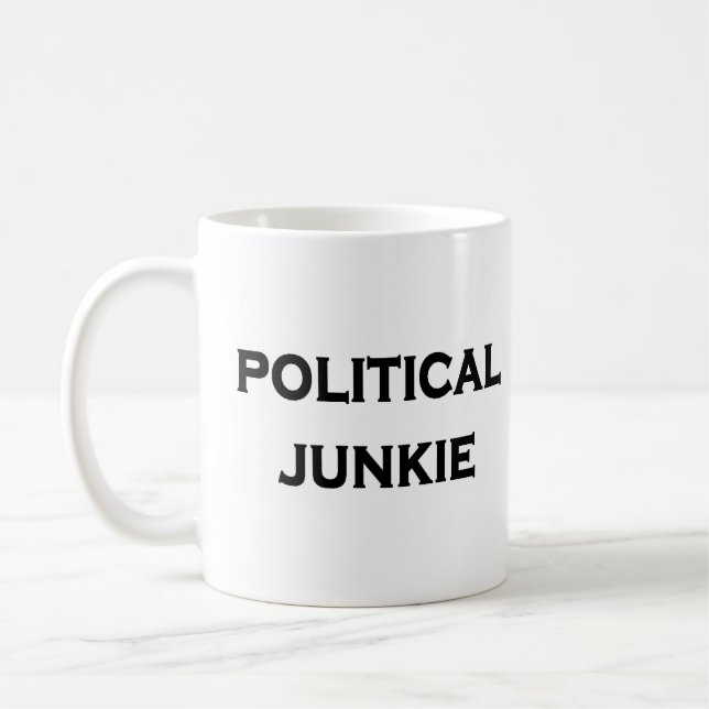Taza De Café adicto político (Izquierda)