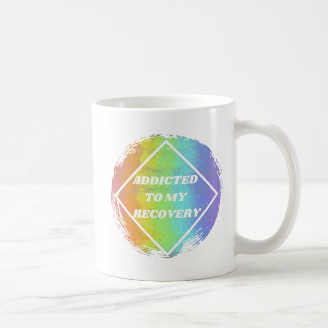 Taza De Café Adictos A Mi Recuperación - NA Narcóticos Anónimos (Derecha)