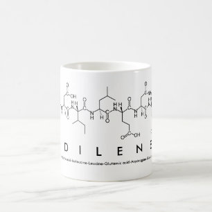 Taza De Café Adilene peptide name mug