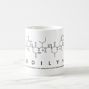 Taza De Café Adilyn peptide nombre mug