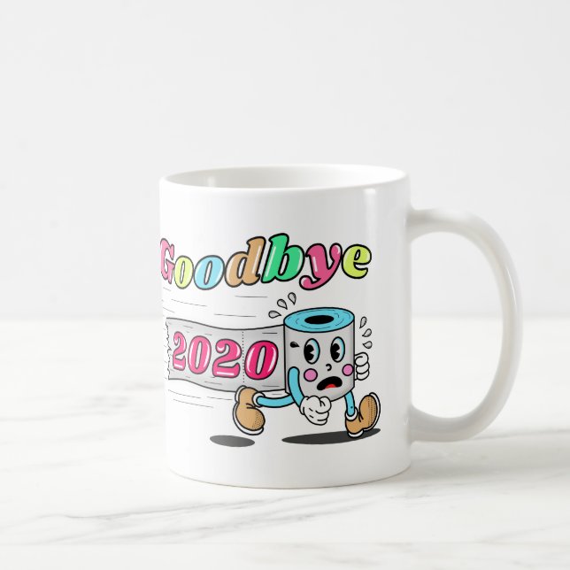 Taza De Café Adiós 2020 - Finalmente terminó (Derecha)