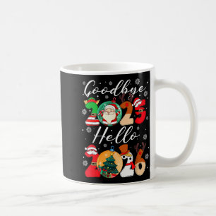 Taza De Café Adiós 2025 Hola 2026 Feliz Nochevieja Chris
