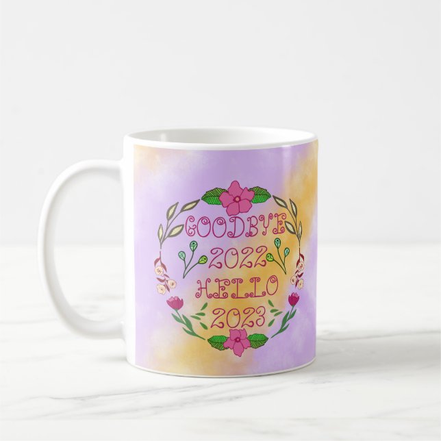 TAZA DE CAFÉ ADIÓS 20XX HOLA 20XX (Izquierda)