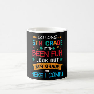 Taza De Café Adiós 5to Grado, Prepárate 6to Grado Regalo Estudi