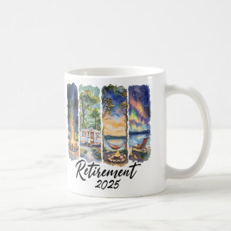 Taza De Café “Adiós de 9 a 5, Hola 2025”