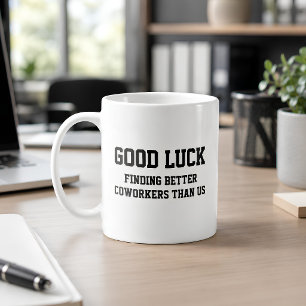 Taza De Café Adiós divertido a un compañero de trabajo