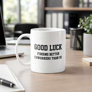 Taza De Café Adiós divertido a un compañero de trabajo