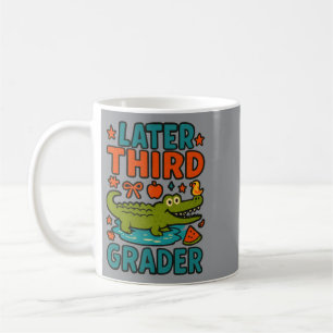 Taza De Café Adiós Gator Alegre Cocodrilo Niños Divertido Terce