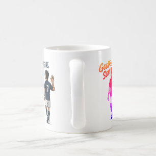 Taza De Café Adiós, hijo Tributo de fútbol emocional número 7