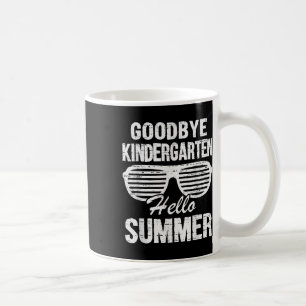 Taza De Café Adiós kindergarten Hola verano graduado el último 