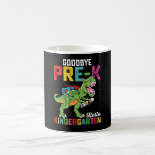 Taza De Café Adiós Pre K Hola Kindergarten T Rex Escuela
