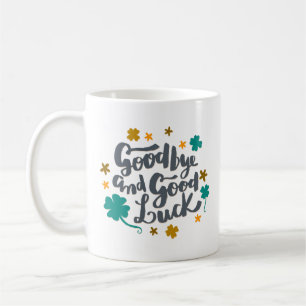 Taza De Café Adiós Y Buena Suerte