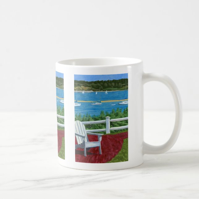 Taza De Café Adirondack Chair Painting (Derecha)