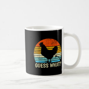 Taza De Café Adivina Qué_ Trasero de Pollo! Chiste de Granja Po