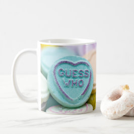 Taza De Café "Adivina quién" El corazón del amor dulza a Mug