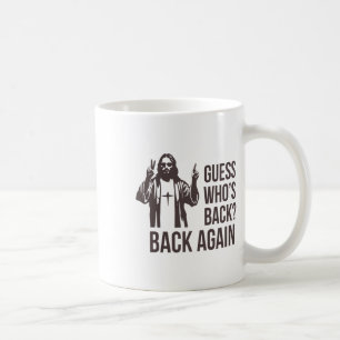 Taza De Café Adivina quién es Byck Byck de nuevo Feliz Pascua J