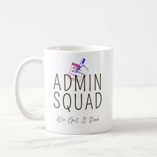 Taza De Café Admin Squad - Personalizado (Izquierda)